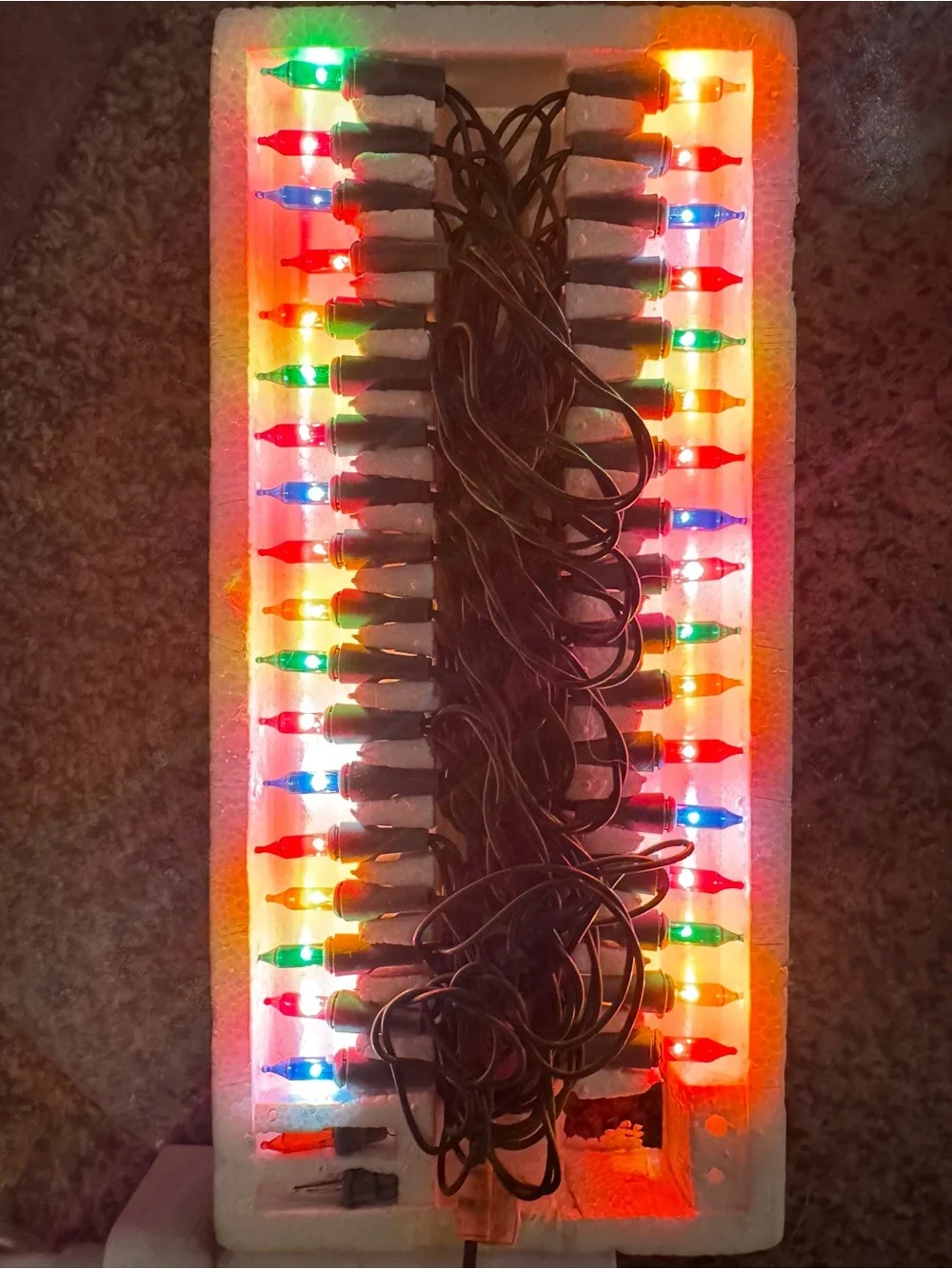 New Old Stock Vintage Christmas Lights (35-light/20’)